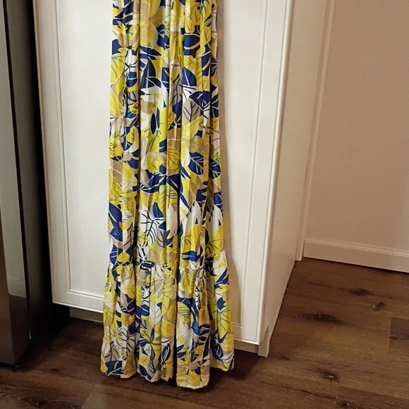 NWT J. McLaughlin Rory Maxi Dress In Tropika Print Size Large - Picture 3 of 7